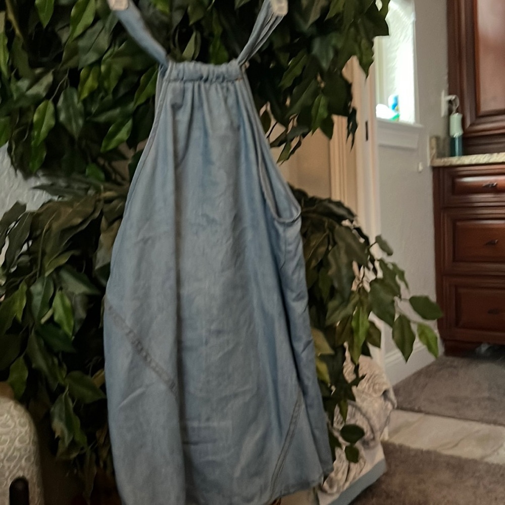 Jean tank top